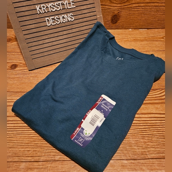 George Other - George Classic Cut T-Shirt Athletic Mens Small Men's S Greenish Blue